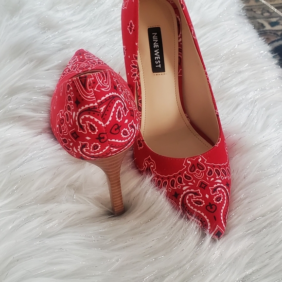 Nine West women Paisley high heel shoes - Picture 3 of 10